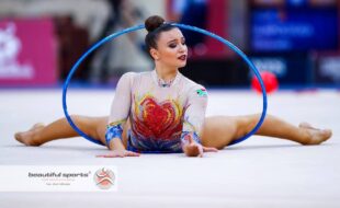 Rhythmic Gymnast, Shannon Gardiner, is hoping to get back in top shape after suffering a knee injury that almost ended her already sparkling career. Photo: Supplied