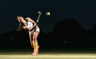 Former promising South African sprinter, Odessa Swarts’ daughter, Kayla, certainly caught the athleticism bug, as she is steadily making her name in hockey and on the track. Photo: Supplied