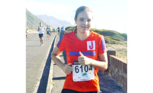 Ela Meiring competing as a junior in the Cape Peninsula 21km. After a life-changing minibus accident, she is able to view the privilege of running with new eyes. Photo: Supplied