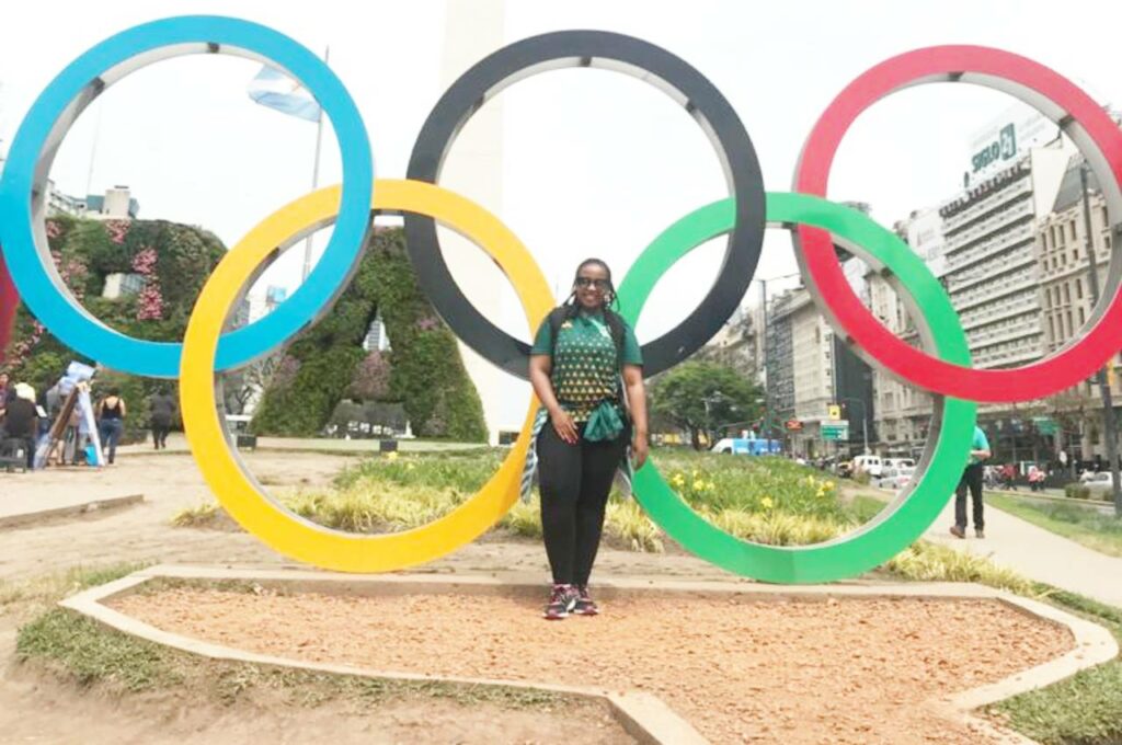 Reabetswe Mpete’s passion for sports and nurturing athletes’ talents has seen her spend five years working with SASCOC, playing an integral part in the Youth Olympics and she is planning to open her own management agency soon. Photo: Supplied