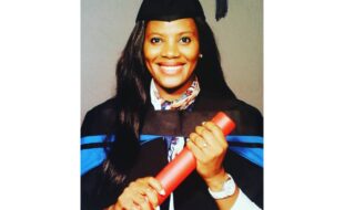 SPAR Proteas assistant coach, Dumisani Chauke, is in a celebratory mood as she completed her Post-Graduate Diploma in Sport Management from Tshwane University of Technology. Photo: Dumisani Chauke Twitter
