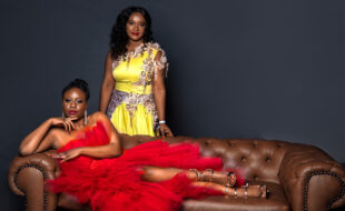 Momentum Metropolitan’s Chief Marketing Officer, Nontokozo Madonsela and Head of Brand Marketing, Charlotte Nsubuga-Mukasa pictured at the 2019 Momentum gsport Awards in Johannesburg. Photo: Austin Malema