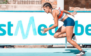 Tuks Athlete, Gezelle Magerman, is on a quest to qualify for the Olympic Games in Tokyo. Photo: Supplied
