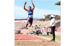 Charné Felix (WP) earned the Long Jump Open women T44 - 4,37 (Provisional Africa record) at the 2021 Toyota SASAPD National Championships in Gqeberha, Eastern Cape on Saturday, 24 April 2021. Photo: SASAPD