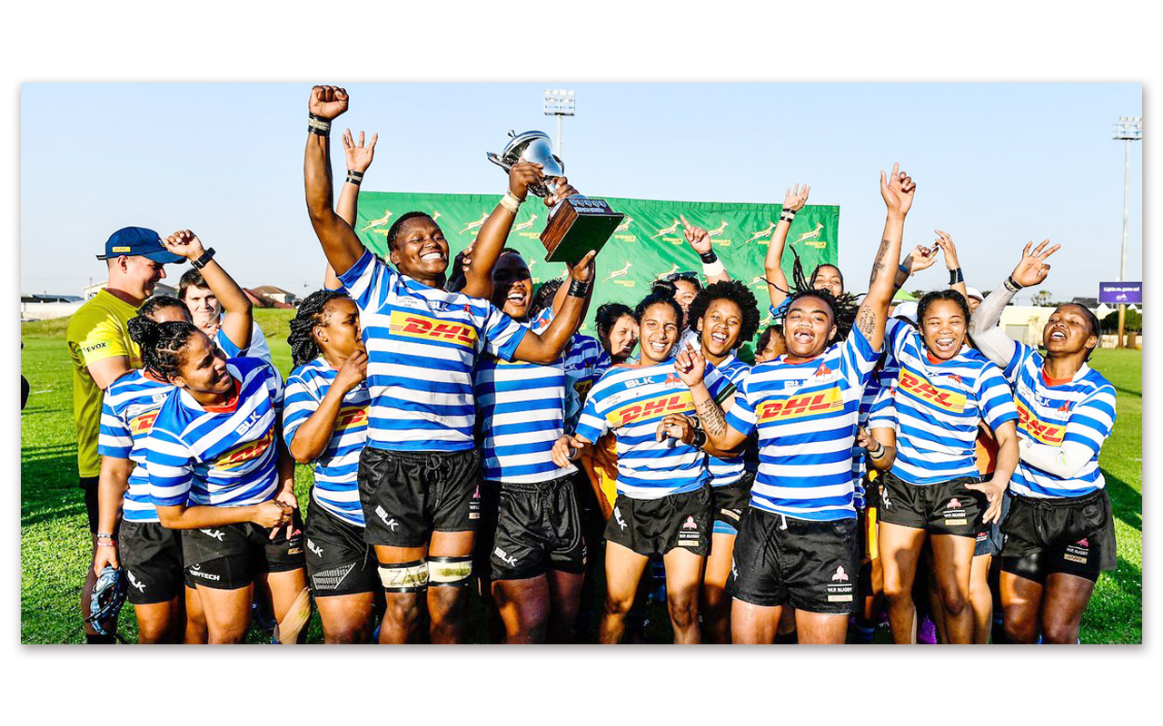 Western Province, Laurian Johannes-Haupt, and captain, Babalwa Latsha, are excited about SARU’s Women’s Premier Division tournament kicking off in a live-televised match Boland in Cape Town on Saturday. Photo: Women Boks
