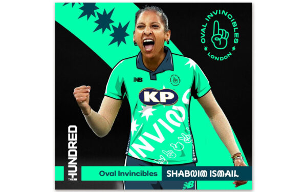 South Africa will be well represented in the inaugural edition of The Hundred tournament with Shabnim Ismail, Laura Wolvaardt and Suné Luus the latest inclusions as final player movements were announced on Friday, 2 July 2021.Photo: Shabnim Ismail (Instagram)