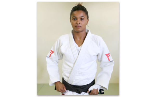 South African judo star, Michaela Whitebooi, will represent the country at the Olympic Games in Tokyo. Photo: TuksSport (Twitter)
