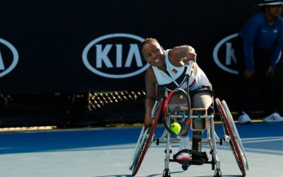 Kgothatso Montjane, South Africa’s leading wheelchair tennis player. Photos: Tennis SA