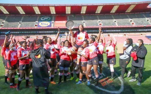 Mastercard Golden Lions women retained their Women’s First Division Final tile after beating Free State Cheetahs Women 48-17. Lions will be playing a promotion-relegation match against Cell C Sharks Women to determine which team plays in the Premier Division next season. Photo: WomenBoks (Twitter)