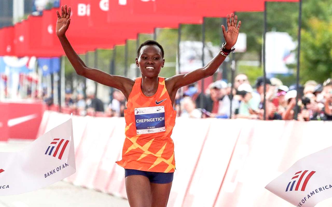 Ruth Chepngetich Storms to Chicago Marathon Victory gsport4girls