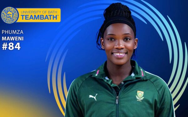 Spar Proteas defensive netball star, Phumza Maweni has been signed to join Team Bath Netball in England, ahead of 2022’s Superleague Season. Photo: Team Bath (Twitter)