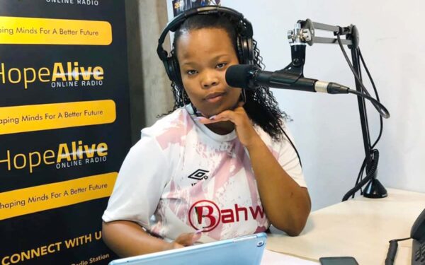 HopeAlive Online Radio presenter, Naledi Aphane, dreams of following in the footsteps of seasoned broadcaster’s Carol Tshabalala and Julia Stuart, as she hopes to make her mark on the global stage. Photo: Supplied
