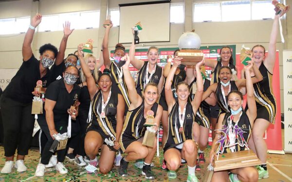 Cape Winelands beat Nelson Mandela Bay 66-54 to win the 2021 Spar National Netball Championship title in the final at Hoërskool DF Malan on Saturday, 11 December, to bring the trophy back to the Cape for the first time since 2016. Photo: Netball SA (Twitter)
