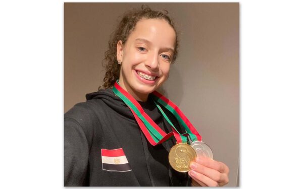 Egyptian table tennis sensation, Hana Goda, produced a top-drawer performance winning two medals at the ITTF World Youth Championship in Vila Nova de Gala in Portugal. Photo: Hana Goda (Facebook)