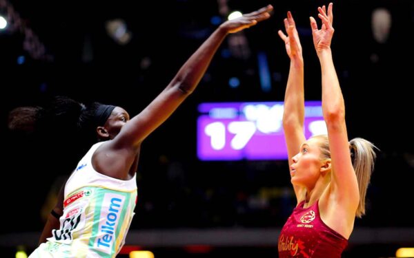 England’s Vitality Roses have eased to a 71-47 victory over South Africa in their opening fixture of the 2022 Netball Quad Series at the Copper Box Arena in London, on Saturday, 15 January. Photo: Netball South Africa (Twitter)