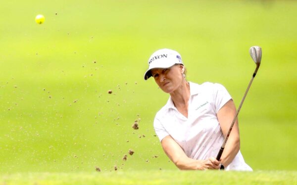 First round leader, Tandi McCallum, in action at the 2022 Sunshine Ladies Tour Sunbet Cape Town Ladies Challenge at Royal Cape Golf Club on Wednesday, 2 February 2022. Photo: Sunshine Ladies Tour.