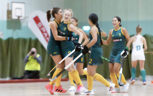 It was a welcome return to the courts for the Spar South Africa Women’s Indoor Hockey team winning the indoor test series over Ireland in Dublin. Photo: SAHA (Facebook)