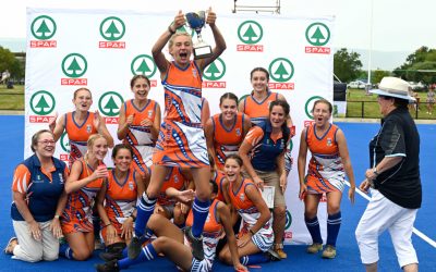Pionier celebrates their win of the Northern KZN Regional of the SPAR KZN Schoolgirls' Hockey Challenge at Ferrum on Saturday, 26 February 2022. Photo: Val Adamson / Supplied