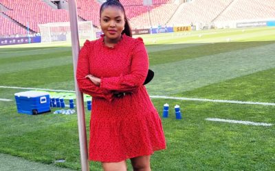 Sports journalist and broadcaster, Mbali Sigidi, shares tips on how to break into the sport media space. Photo: Mbali Sigidi (Instagram)