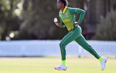 A brilliant spell from Ayabonga Khaka led South Africa to a hard-fought 32-run victory over a gallant Bangladesh in the ICC Women's Cricket World Cup in Dunedin on Saturday, 5 March 2022. Photo: ICC Cricket World Cup (Twitter)