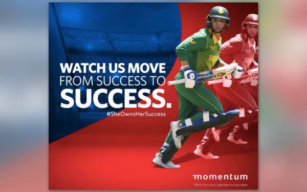 Momentum is powering the Momentum Proteas by encouraging #OneMoreFan to elevate the success of the senior national women’s team as they represent South Africa at the ICC Women’s Cricket World Cup in New Zealand. Photo: Momentum
