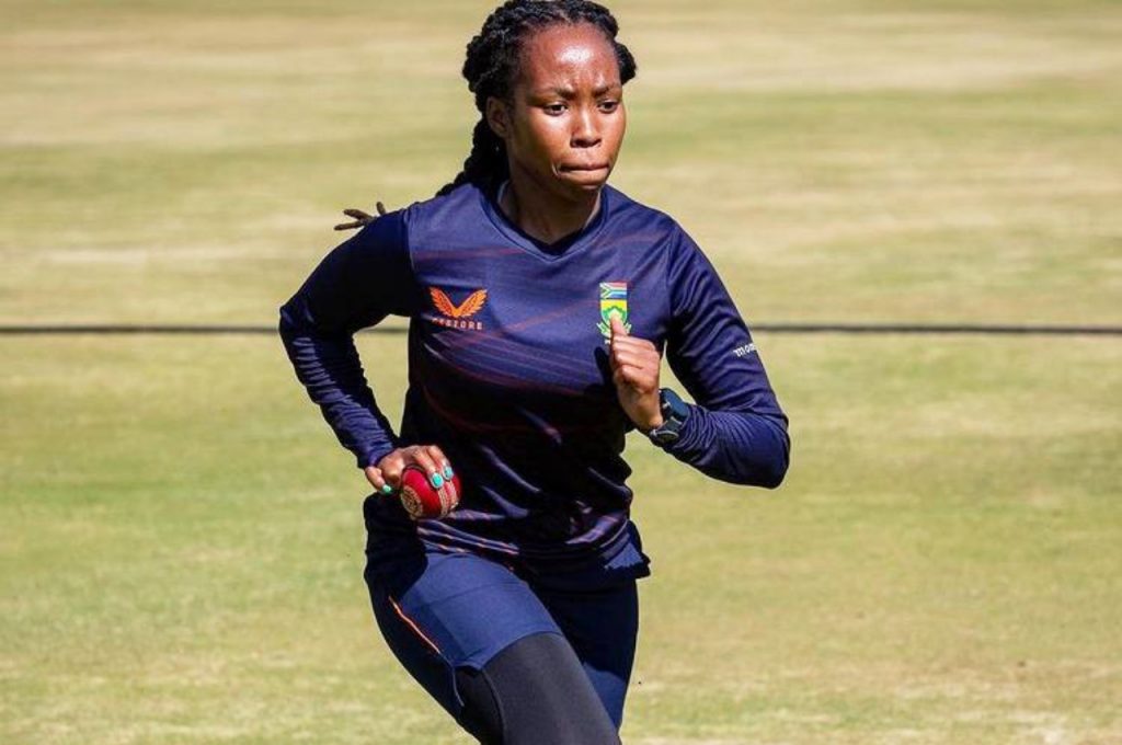 Seamer Tumi Sekhukhune is excited to make the most of the opportunity to impress for the Momentum Proteas during the upcoming white ball tour to Ireland between 03-17 June following her experience at the 2022 ICC Women's Cricket World Cup earlier this year. Photo: CSA