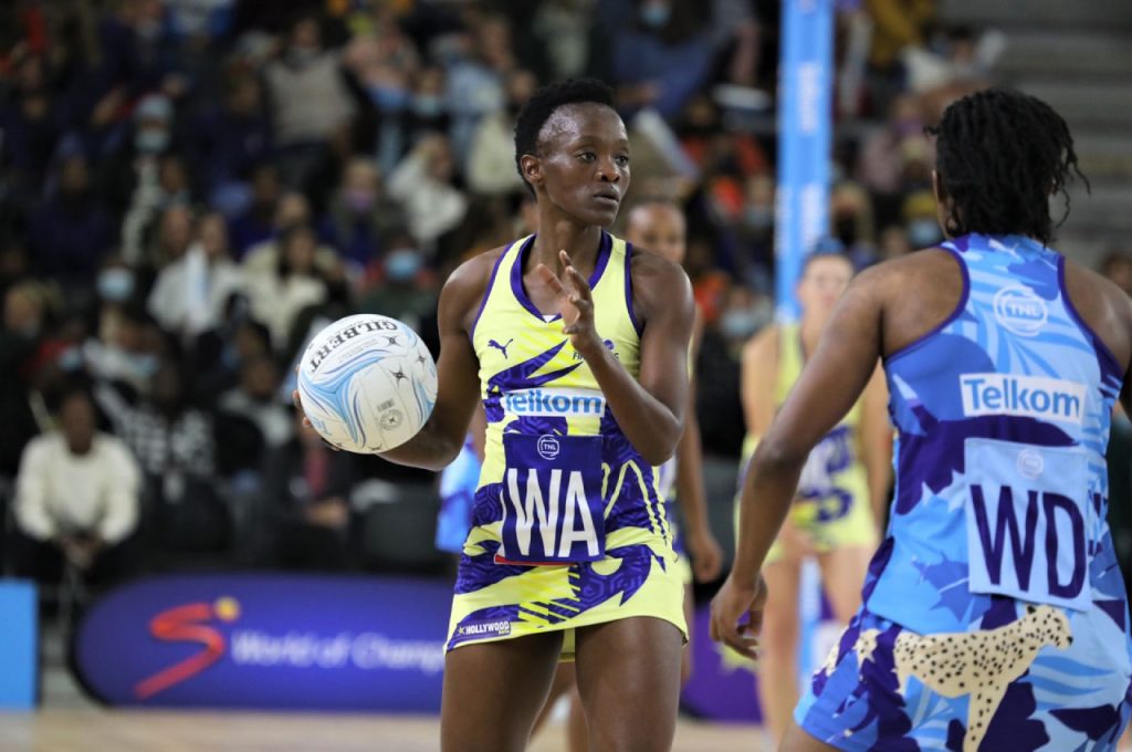 A packed Heartfelt Arena was already on standby to witness Golden Fireballs and Gauteng Jaguars go head-to-head in the fourth leg of the Telkom Netball League which got underway at Heartfelt Arena in Pretoria on Friday, 3 June 2022. Photo: Netball SA / Supplied