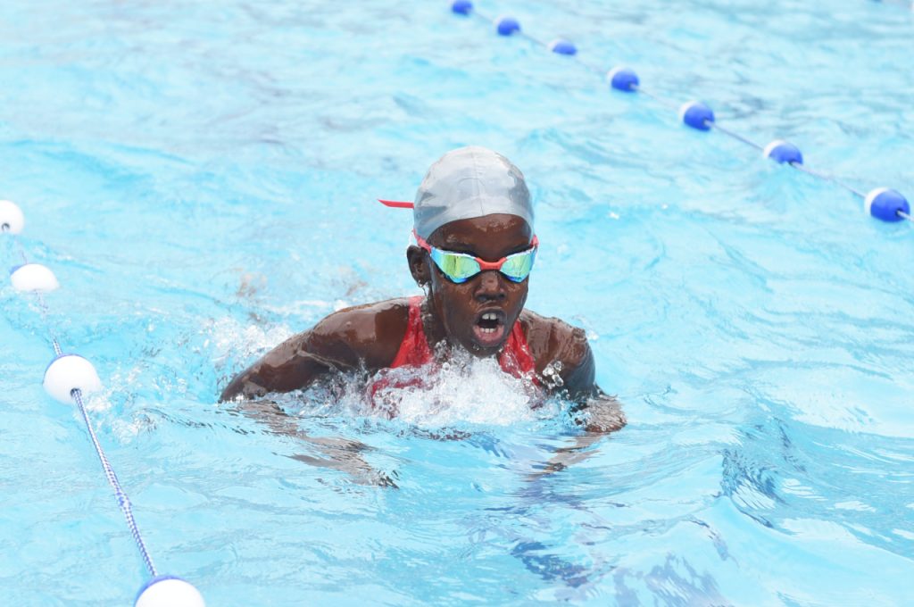 Ugandan swimmer Zara Mbanga wants to break swimming records, gender stereotypes and represent her country at the Olympics Games. Photo: Supplied