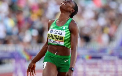 Tobi Amusan breaks the world record in the 100m final to become the first Nigerian athlete to win a gold medal at the World Athletics Championships in Oregon on Sunday, 24 July 2022. Photo: World Athletics (Instagram)