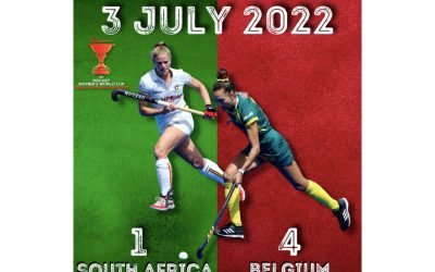 South Africa began the 2022 FIH Women’s Hockey World Cup quest against Belgium, a team ranked ten spots ahead of them, losing 4-1 at Estadi Olimpic de Terrassa on Sunday, 3 July 2022. Photo: SA Hockey (Twitter)