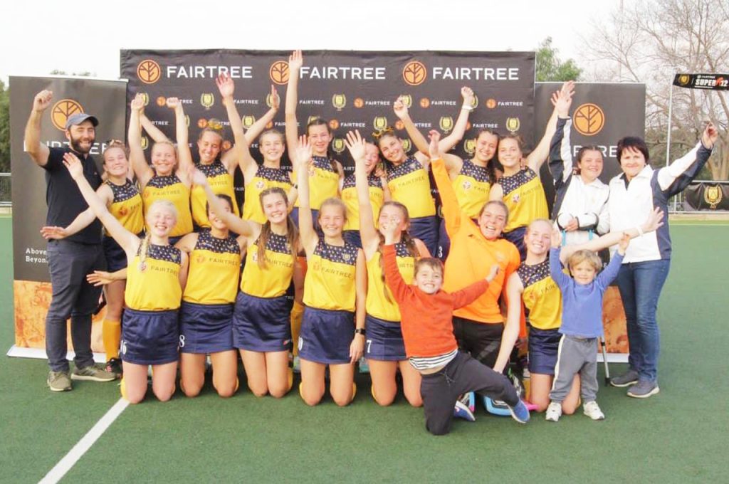 Sekondêre Meisieskool Oranje crowned Fairtree Super 12 Hockey Tournament Champions in Bloemfontein on Sunday, 07 August 2022. Photo: Oranje Meisieskool (Instagram)