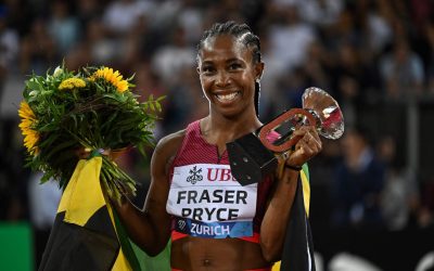 Jamaica’s track and field sprinter Shelly-Ann Fraser-Pryce is no stranger to come out at the top and take first place, after she won a gold medal in the women’s 100m at the Diamond League final in Zurich on Thursday, 8 September 2022. Photo: World Athletics (Twitter)