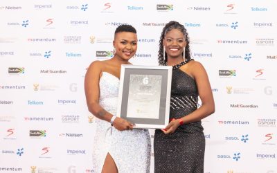 SuperSport School Sports Star of the Year winner Lesedi Khunou pictured at the 2022 Momentum gsport Awards at The Wanderers Club in Johannesburg on Wednesday, 14 September. Photo: gsport