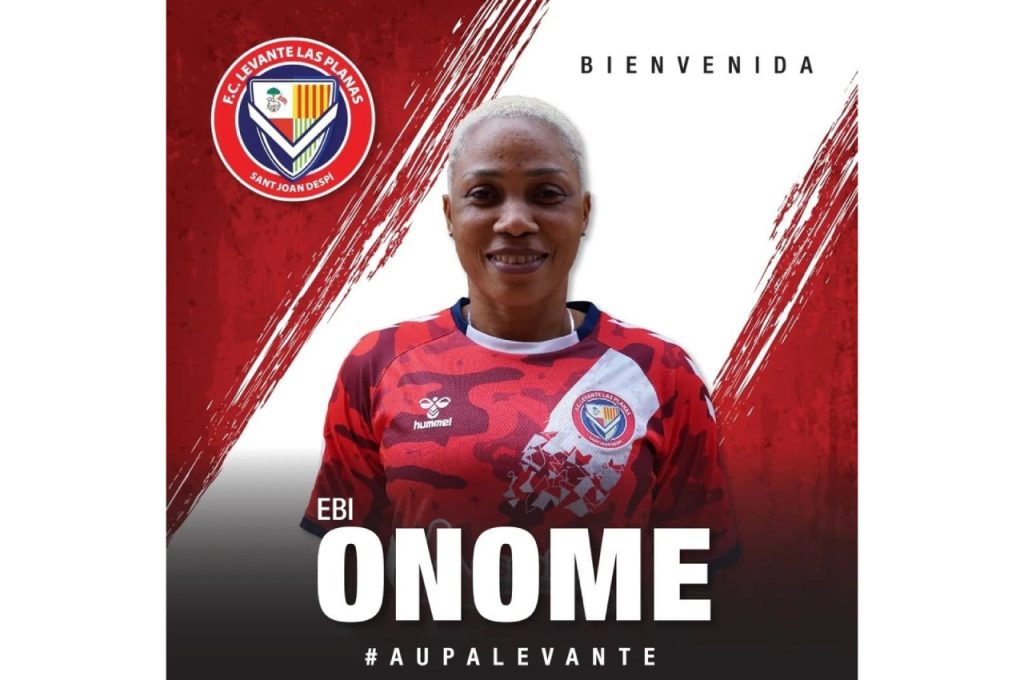 Nigeria’s Ebi Onome has put pen to paper with Spanish outfit, FC Levante Las Planas as reported on Thursday, 29 September 2022. Photo: Ebi Onome (Twitter)