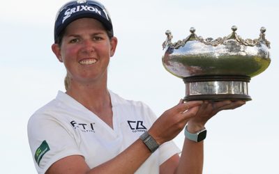 South Africa’s Ashleigh Buhai claimed her first Australian Open crown at the Victorian Golf Club on Sunday, 4 December 2022. Photo: Australian Open