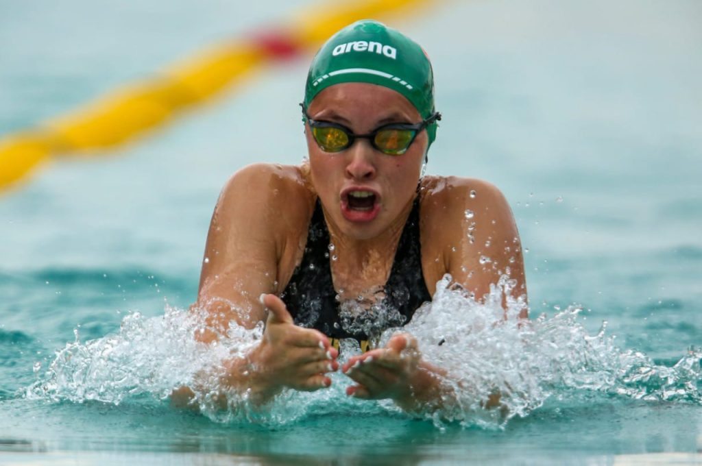 South African breaststroke swimmer Simone Moll topped the charts, winning three gold medals at the Region 5 Games in Lilongwe, Malawi on Monday, 5 December 2022. Photo: Team SA (Twitter)