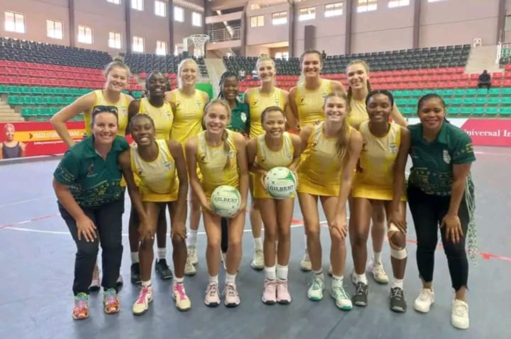 South Africa’s netball team have booked a spot in the final of the AUSC Region 5 Youth Games taking place in Lilongwe, Malawi on Friday, 09 December 2022. Photo: NSA (Facebook)