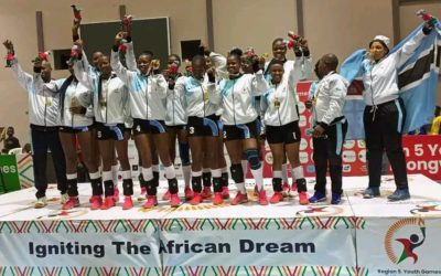 Botswana’s volleyball team won gold in the final of the AUSC Region 5 Youth Games in Lilongwe, Malawi on Friday, 09 December 2022. Photo: Botswana National Sports Commission (Facebook)