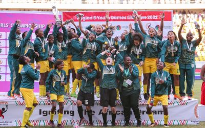 South Africa's U17 football team were crowned Region 5 Youth Games champions after defeating Zambia 4-3 at the Bingu National Stadium on Sunday, 11 December 2022. Photo: Team South Africa (Twitter)