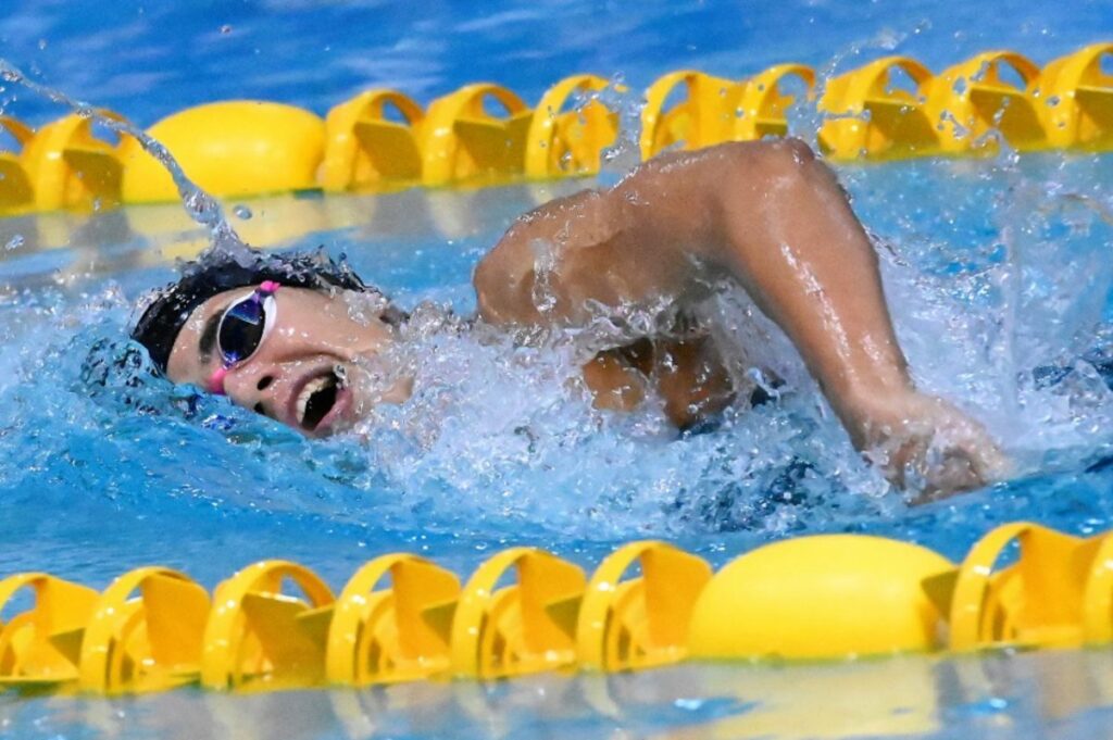 Rebecca Meder claimed three medals as the first SA Swimming Grand Prix of the year came to an end in Mpumalanga on Saturday, 7 January 2023. Photo: Swimming SA / Supplied