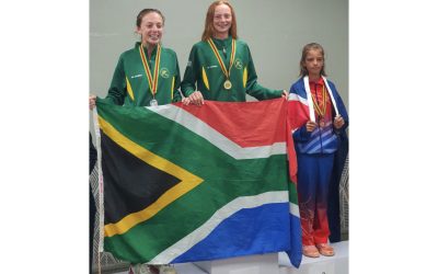 Jahnie van Zyl beat fellow compatriot Roxy Bredenkamp to claim the U14 individual title at the ITF/CAT Southern African Junior Championships in Harare. Photo: Tennis South Africa (Twitter)