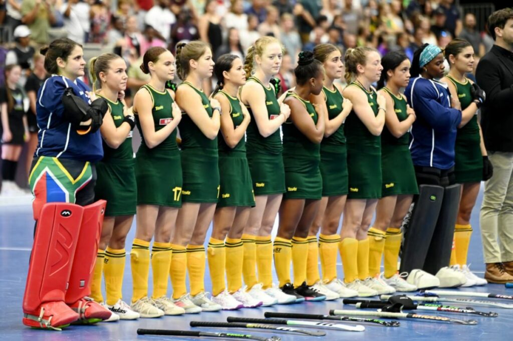South Africa will look to bounce back after a 3-2 defeat to Austria in the opening match of the FIH Women's Indoor World Cup at at Heartfelt Arena in Pretoria on Sunday, 5 February 2023. Photo: International Hockey Federation