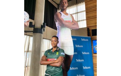 SPAR Proteas captain Bongi Msomi lauded Telkom’s Stand Tall campaign, which aims to use netball as catalyst to encourage South African youth to embrace their individuality, follow their dreams whilst growing participation in the sport ahead of the tournament. Photo: gsport