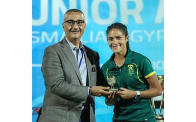 The South African U21 women’s hockey team defeated Zimbabwe to win the 2023 Africa Junior Cup on Thursday, 16 March. Photo: African Hockey Federation
