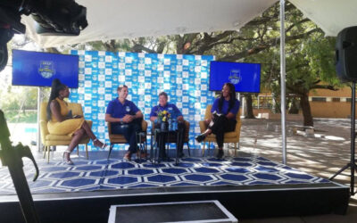 South African Schools Netball officially launched their new Mini Netball festival to make the sport fun, with PEP as sponsor. Photo: Netball SA (Twitter)