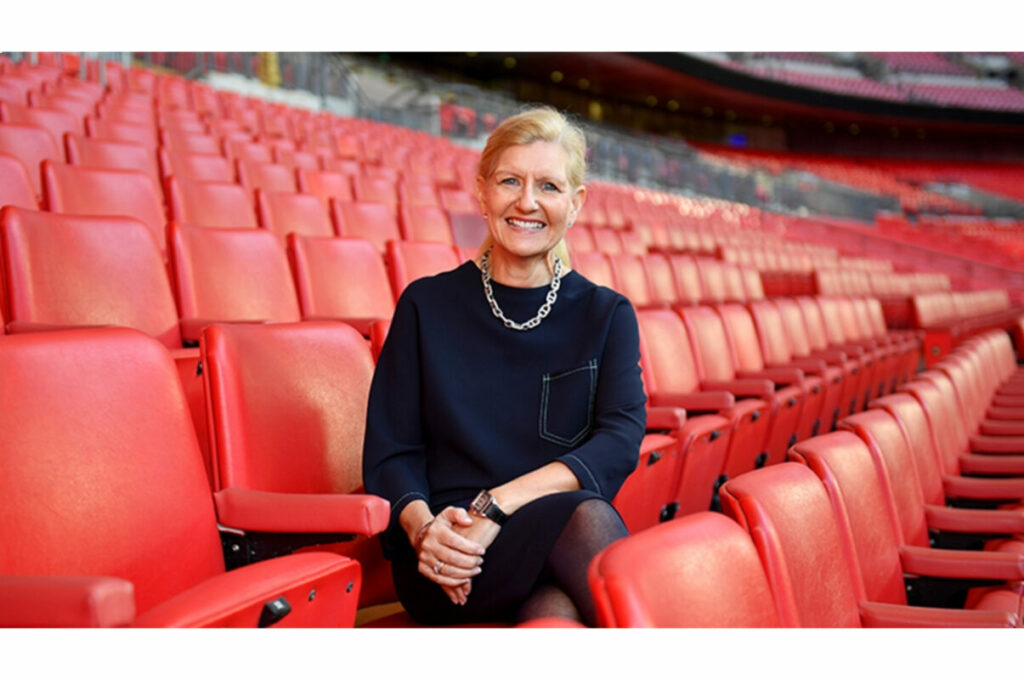 Debbie Hewitt MBE, Chair of The Football Association, who has been elected as the new FIFA Vice-President. Photo: The FA (Twitter)