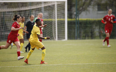 The two goals Banyana Banyana scored were not enough to salvage at least a draw against Serbia in an away international friendly played on Monday afternoon (10 April 2023) at the SC FA of Serbia – Stara Pazova. Photo: Banyana Banyana (Twitter)
