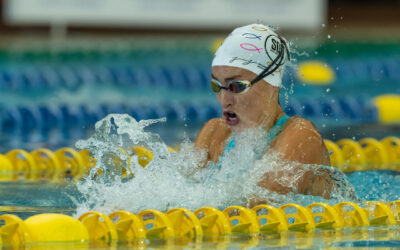 Tatjana Schoenmaker secured the national 200m breaststroke title in the second fastest time in the world this year at the SA National Aquatic Championships in Gqeberha on Friday, 14 April 2023. Photo: Swimming SA / Supplied