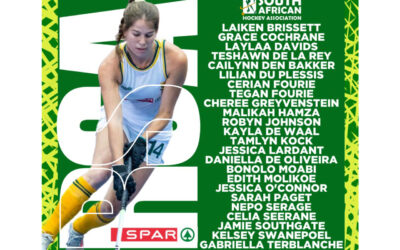 The SPAR South Africa Indoor Hockey Squad has been announced for 2023, on Saturday, 22 April 2023. Photo: SA Hockey