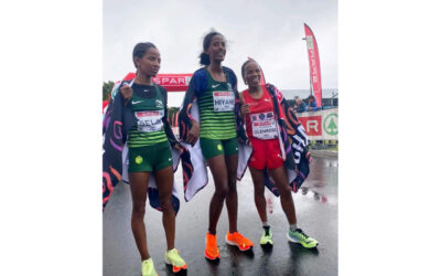 Ethiopia’s Hiyane Lama swept to victory in her first 10km road race, winning the 30th Cape Town SPAR Women's 10km Challenge in 33:42 in Greenpoint on Sunday, 23 April 2023. Photo: SPAR Grand Prix Series (Facebook)